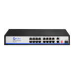 سوئیچ شبکه 19 پورت کیوپلاس مدل PL-P1602G-S1