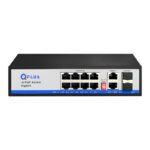 سوئیچ شبکه 12 پورت کیوپلاس مدل PL-P8002G-S2