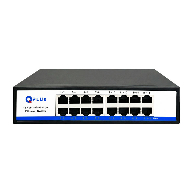 سوئیچ شبکه 16 پورت کیوپلاس مدل PL-S1600